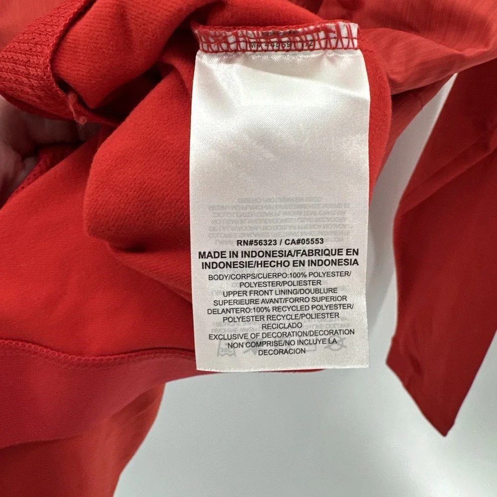Nike Ohio State‎ Buckeyes Windbreaker Rain Jacket Mens Size Medium Red Vented M